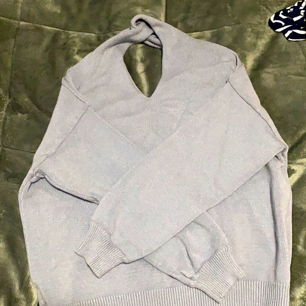 Criss cross sweater
